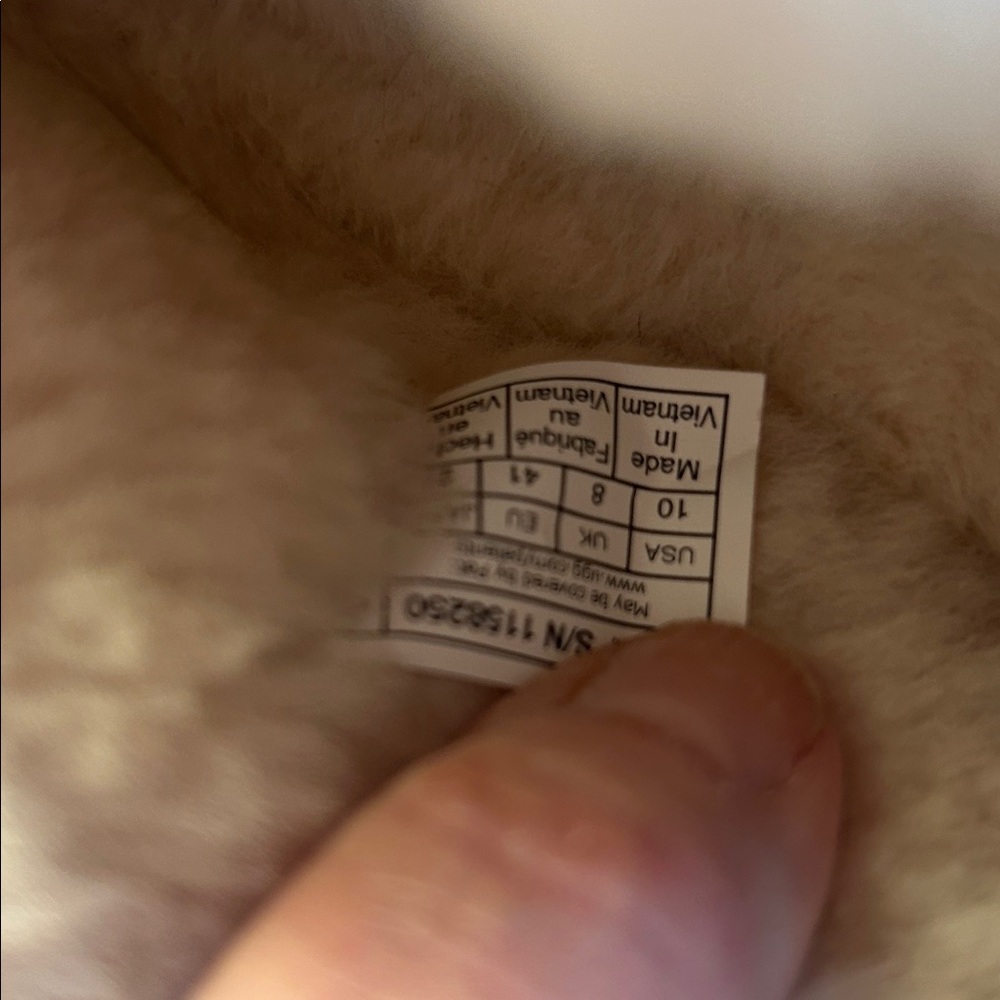 UGG Chestnut Slip-On Faux-Shearling Moccasins - Picture 8 of 8